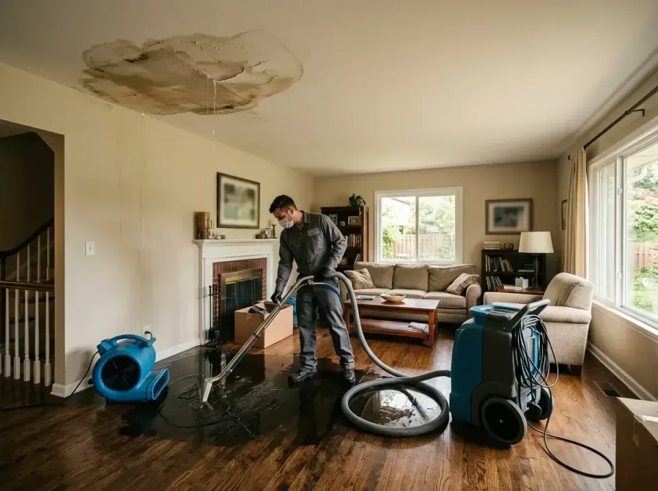attic-pipe-burst-ceiling-drip-008 — frequently asked questions, Water Damage Restoration & Carpet Care in Morgantown, WV